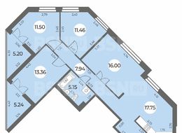 Продажа четырехкомнатной квартиры в новостройке - Санкт-Петербург, Ленинский пр., уч. 270 (северо-западнее пересечения ул. Доблести и ул. Маршала Захарова) 