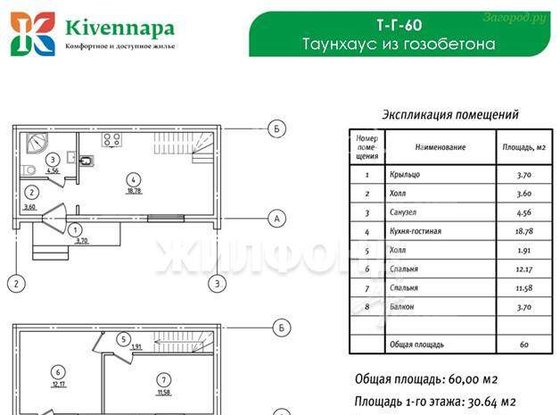 Продажа таунхауса - Ленинградская область, прздЛесной