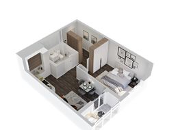 Продажа однокомнатной квартиры в новостройке - Ленинградская область, Новосаратовка 