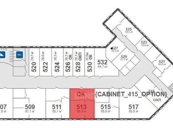Аренда офиса - Бакунина проспект, д.5 