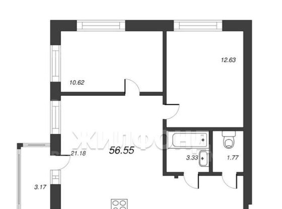 Продажа двухкомнатной квартиры - Белоостровская улица, д.10, корп.2 стр 1 