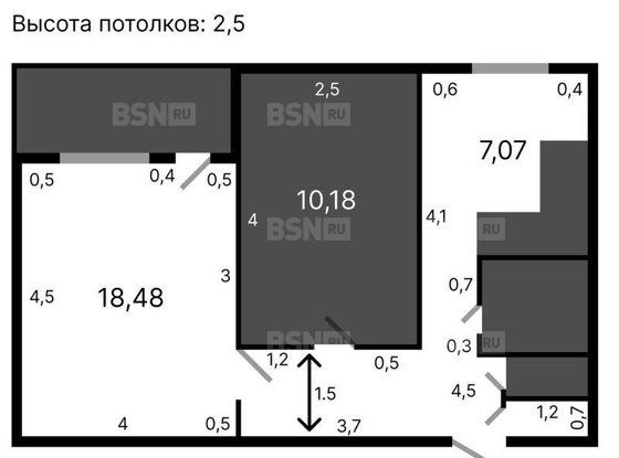 Продажа двухкомнатной квартиры - Ленсовета улица, д.73, корп.2 