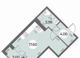 Продажа квартиры студии в новостройке - Санкт-Петербург, Ленинский пр., уч. 270 (северо-западнее пересечения ул. Доблести и ул. Маршала Захарова) 