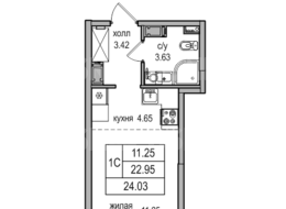 Продажа квартиры студии в новостройке - Толубеевский проезд, д. 34, корп. 2 