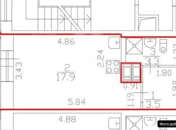 Продажа однокомнатной квартиры - Колпино, Севастьянова ул, д.28, корп.1 