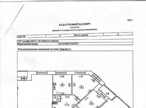 Продажа двухкомнатной квартиры - Кондратьевский проспект, д.62, корп.7 