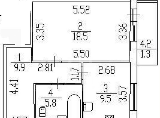 Продажа однокомнатной квартиры - Тихорецкий проспект, д.25, корп.2 