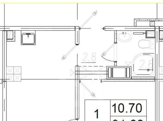 Продажа однокомнатной квартиры - Муринская дорога, д.9, корп.1 стр 1 