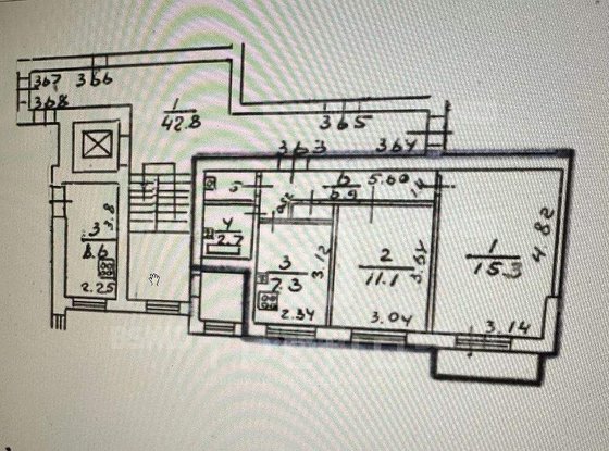Продажа двухкомнатной квартиры - Чекистов улица, д.38 