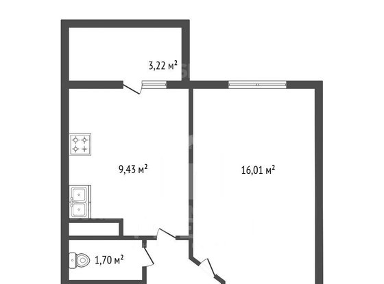 Продажа однокомнатной квартиры - городской поселок Янино-1, 7-я Линия улица, д.3 