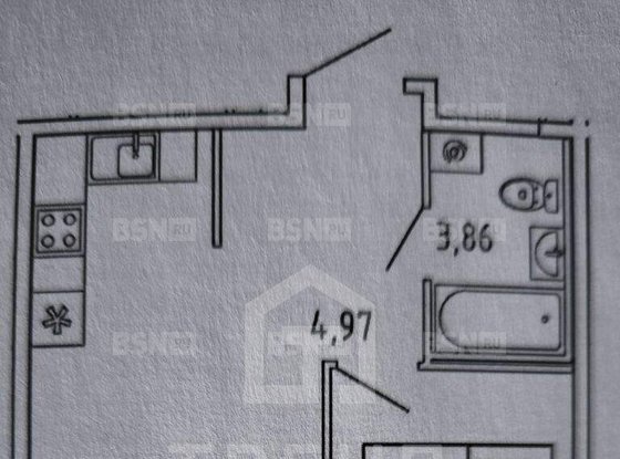 Продажа однокомнатной квартиры - деревня Новосаратовка, Первых ул, д.4, корп.3 