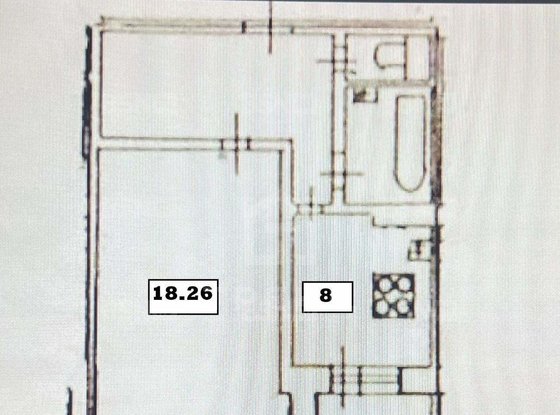 Продажа однокомнатной квартиры - Кораблестроителей улица, д.35 