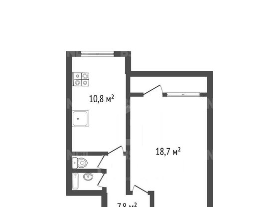 Продажа однокомнатной квартиры - Софьи Ковалевской улица, д.20, корп.1 