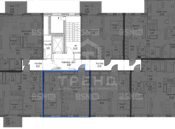 Продажа однокомнатной квартиры - Чёрной речки набережная, д.35 