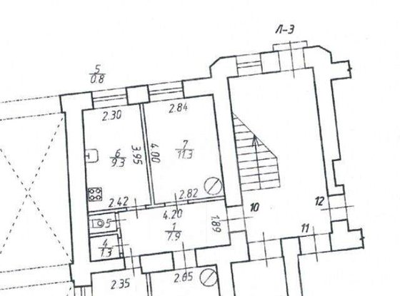 Продажа трехкомнатной квартиры - Реки Карповки набережная, д.25 