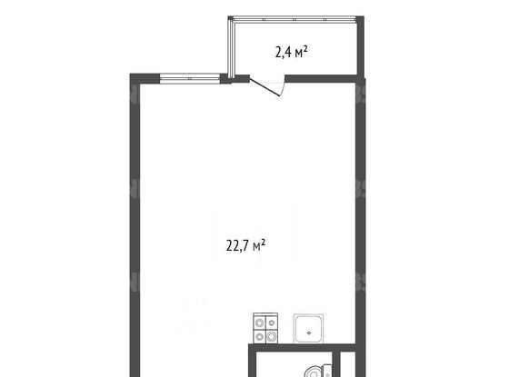 Продажа однокомнатной квартиры - Кудрово, Областная улица, д.1 