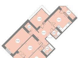 Продажа трехкомнатной квартиры в новостройке - г. Санкт-Петербург, ул. Маршала Захарова, дом 8, строение 1 